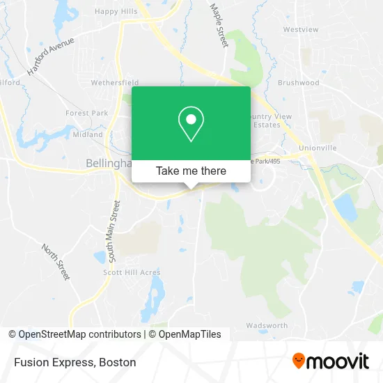 Fusion Express map