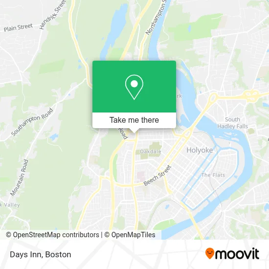Days Inn map