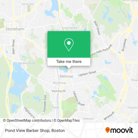 Pond View Barber Shop map