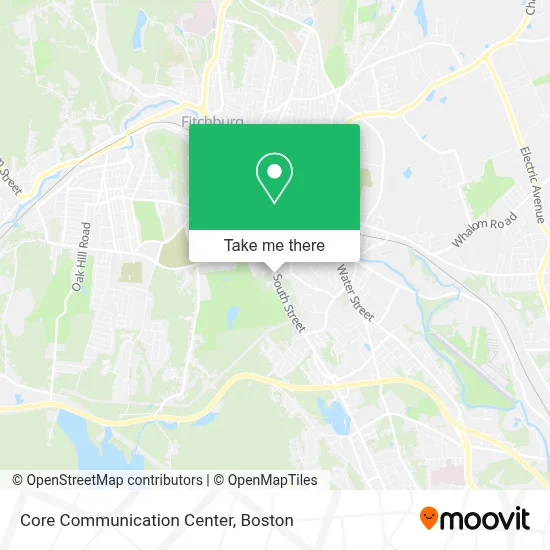 Core Communication Center map