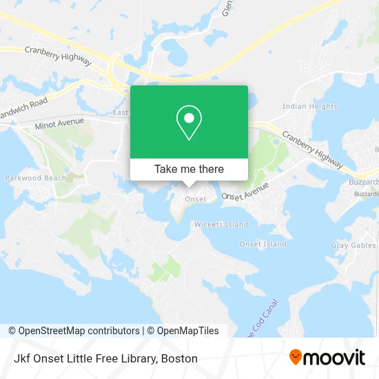 Jkf Onset Little Free Library map