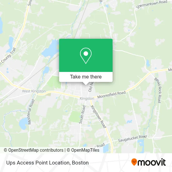 Ups Access Point Location map