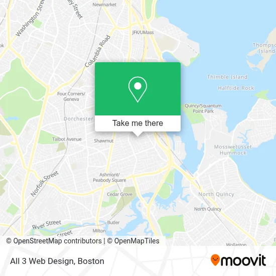 All 3 Web Design map
