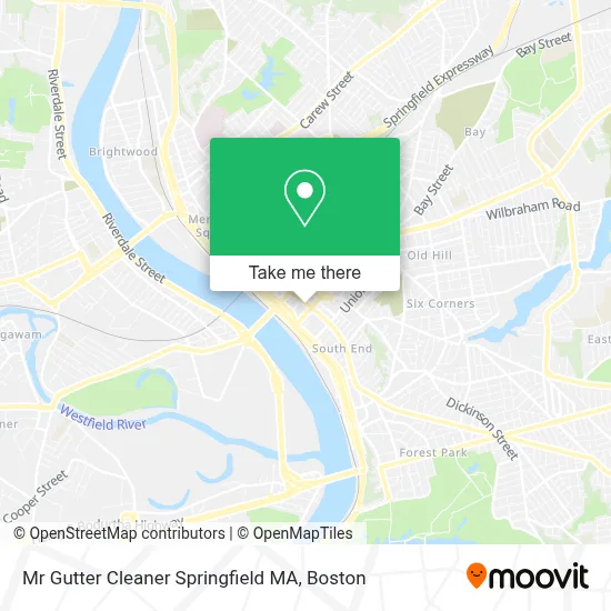 Mr Gutter Cleaner Springfield MA map