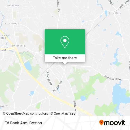 Td Bank Atm map