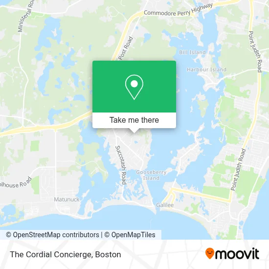 The Cordial Concierge map