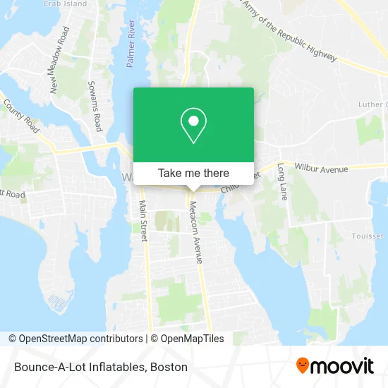 Bounce-A-Lot Inflatables map