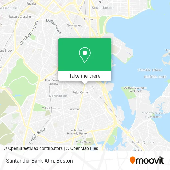 Santander Bank Atm map