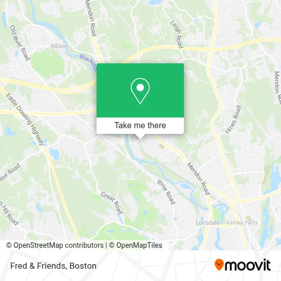 Fred & Friends map