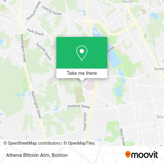 Athena Bitcoin Atm map