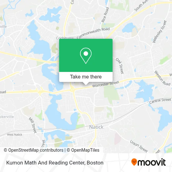 Kumon Math And Reading Center map