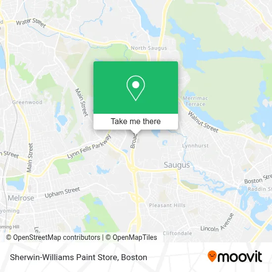 Sherwin-Williams Paint Store map