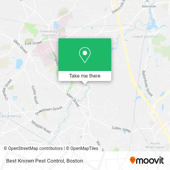 Best Known Pest Control map