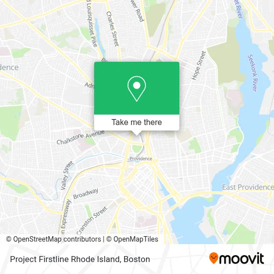 Project Firstline Rhode Island map