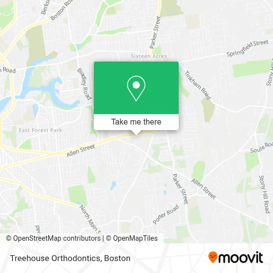Treehouse Orthodontics map