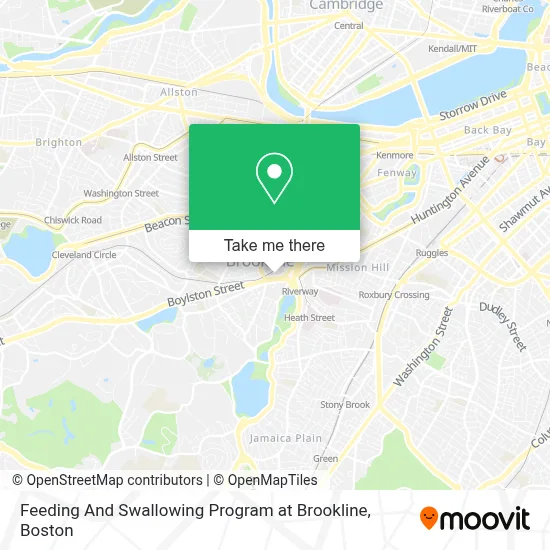 Feeding And Swallowing Program at Brookline map