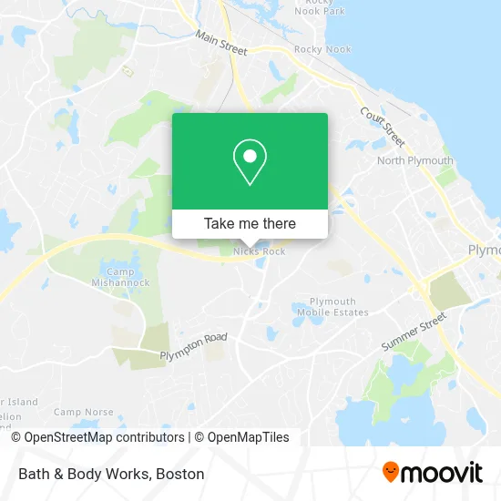 Bath & Body Works map