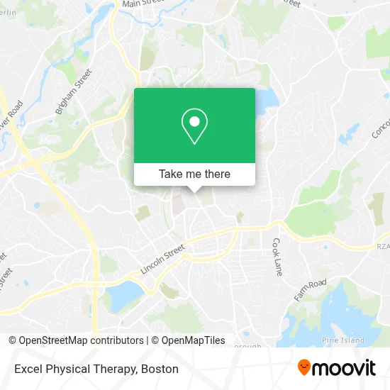 Excel Physical Therapy map