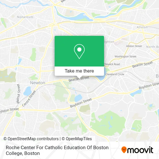 Roche Center For Catholic Education Of Boston College map