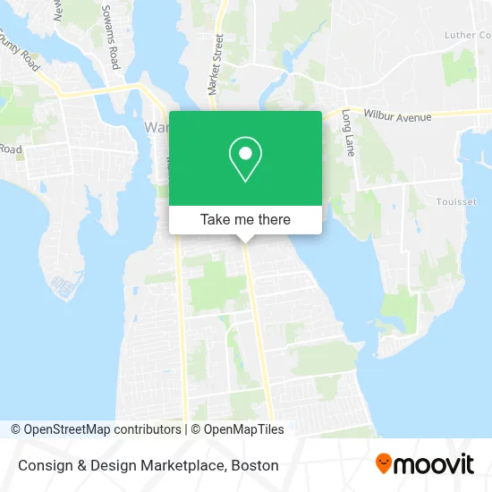 Consign & Design Marketplace map
