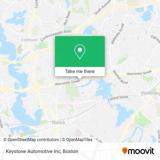 Keystone Automotive Inc map