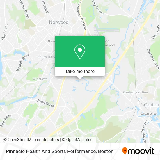 Pinnacle Health And Sports Performance map
