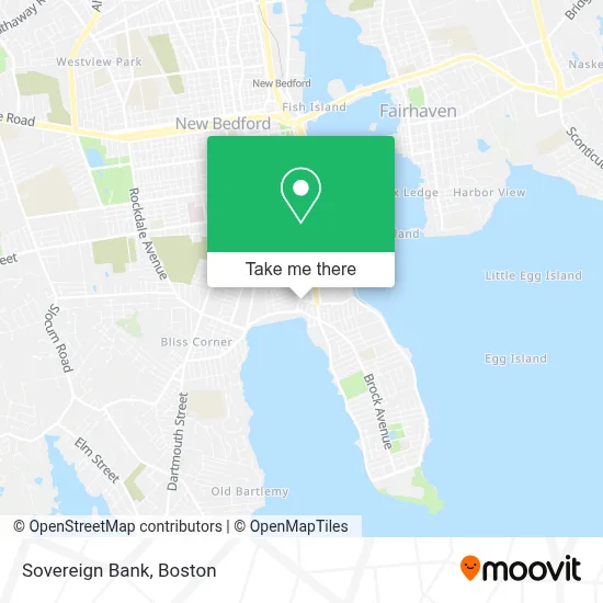 Sovereign Bank map