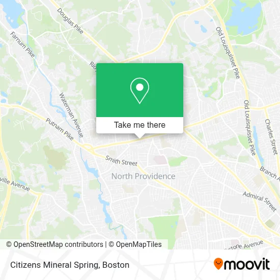 Citizens Mineral Spring map