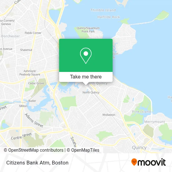 Citizens Bank Atm map