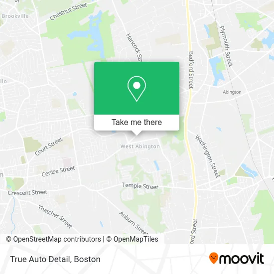 True Auto Detail map