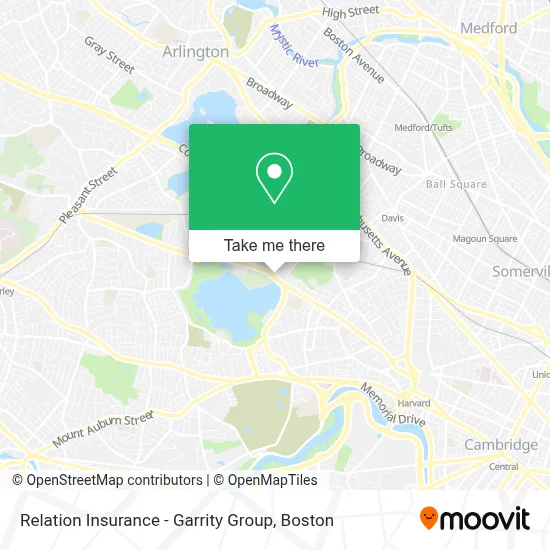 Relation Insurance - Garrity Group map