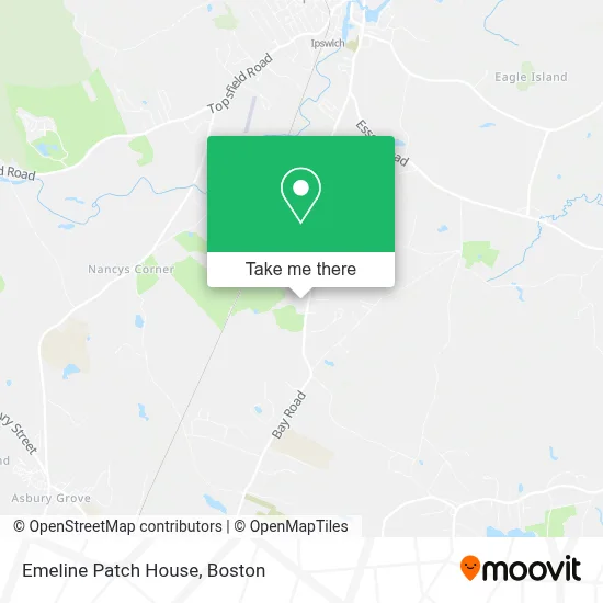 Emeline Patch House map