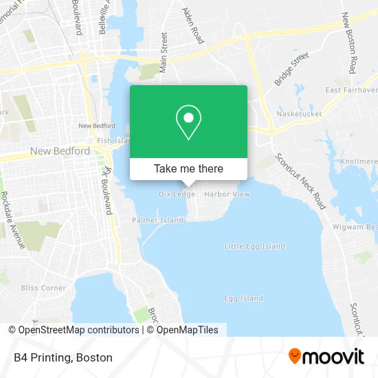 B4 Printing map