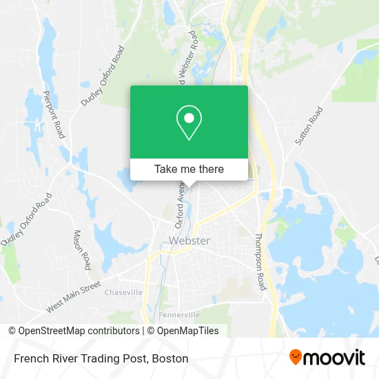 French River Trading Post map