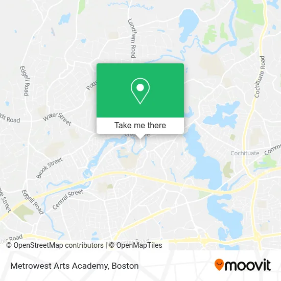 Metrowest Arts Academy map