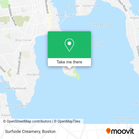 Surfside Creamery map
