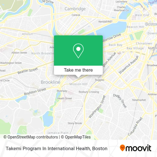 Takemi Program In International Health map