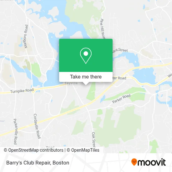 Barry's Club Repair map