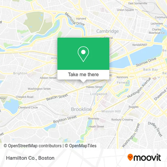 Hamilton Co. map