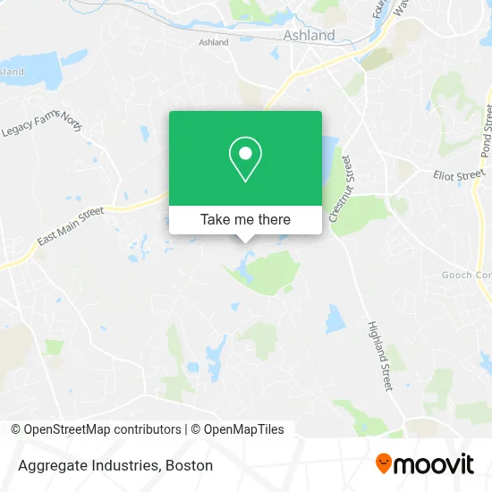 Aggregate Industries map