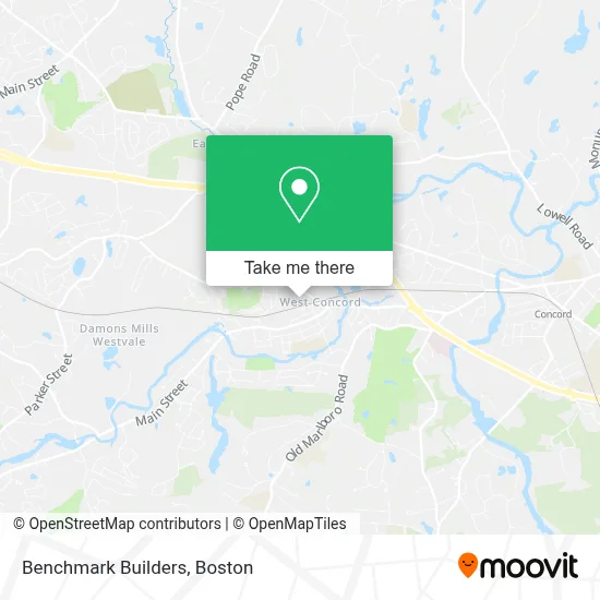Benchmark Builders map