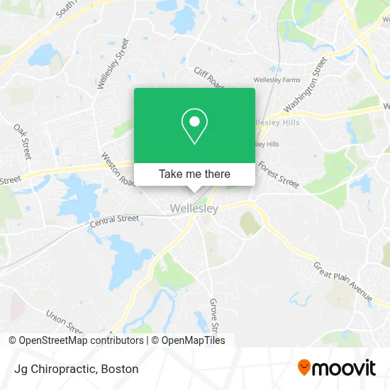 Jg Chiropractic map