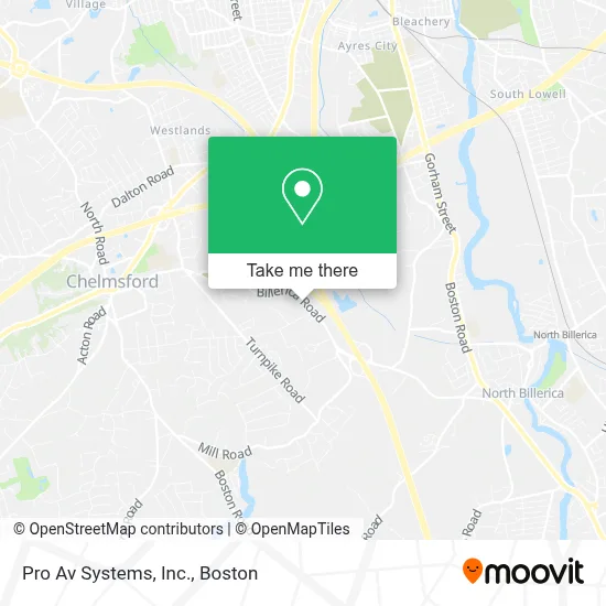 Pro Av Systems, Inc. map