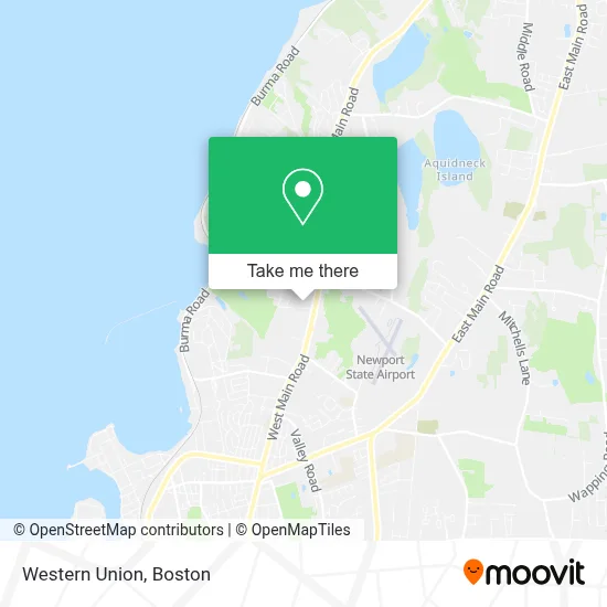 Western Union map