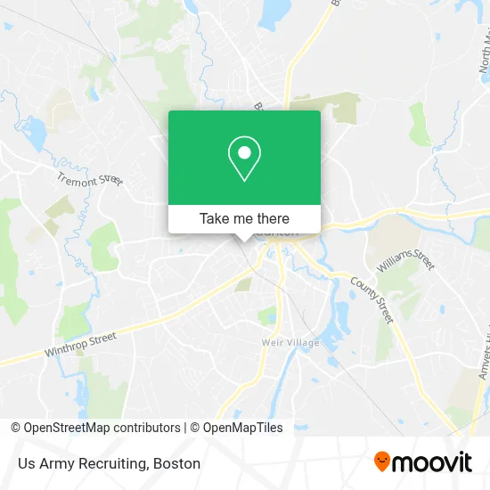 Us Army Recruiting map