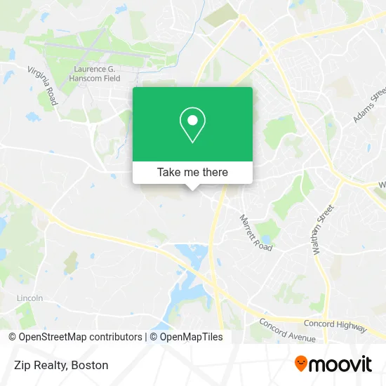 Zip Realty map