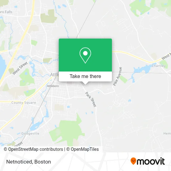 Netnoticed map
