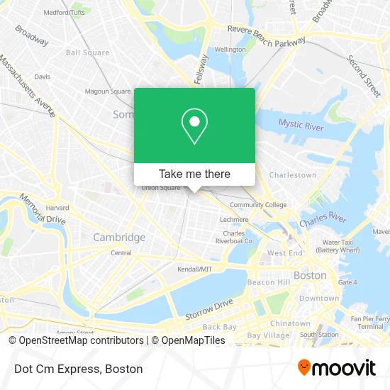 Dot Cm Express map