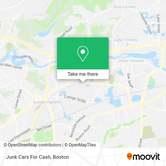 Junk Cars For Cash map