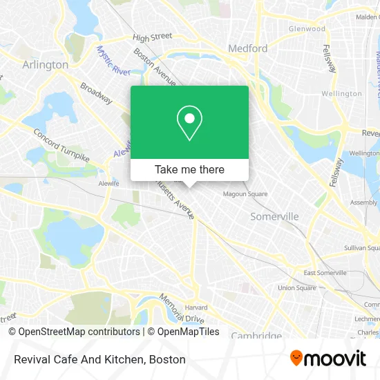 Revival Cafe And Kitchen map